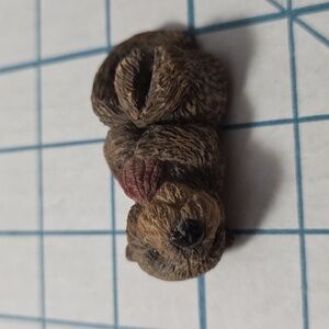 SEA OTTER.  Stone Critters Sea Otter, Vtg